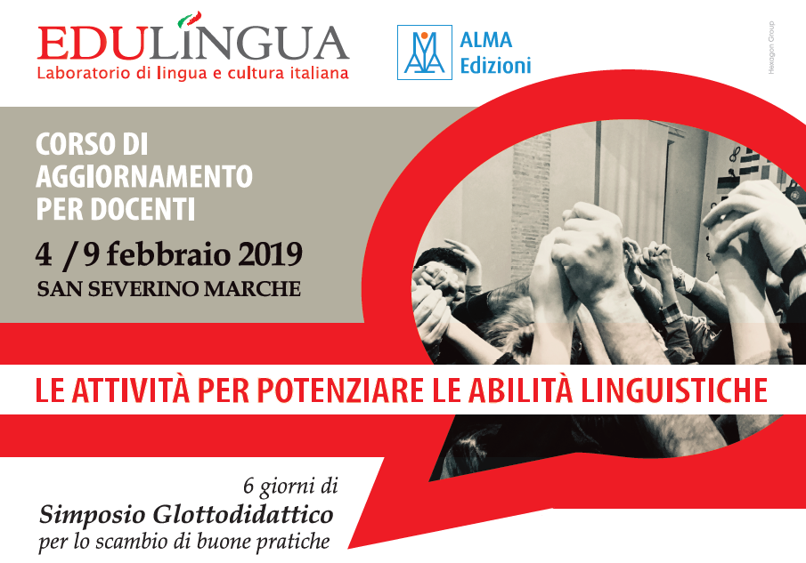 Simposio Glottodidattico per insegnanti di italiano, 4 - 9 febbraio 2019